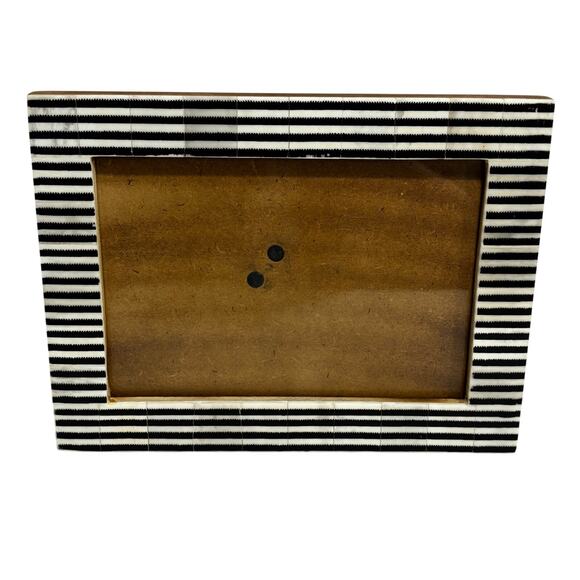 Boho Decor Photo Frame Portrait Landscape Black White Morocco India Table Top - Picture 8 of 8